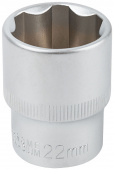 Головка 6-гранная crv 1/2" 22 мм