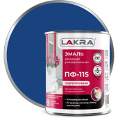 Эмаль "Лакра" ПФ-115 синяя 1,0кг