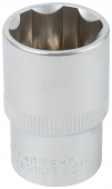 Головка 6-гранная crv 1/2" 19 мм