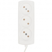 Удлинитель PROconnect STANDARD 3 гнезда, 1.5 м, 2х0.75 мм², б/з, белый