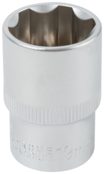 Головка 6-гранная crv 1/2" 19 мм