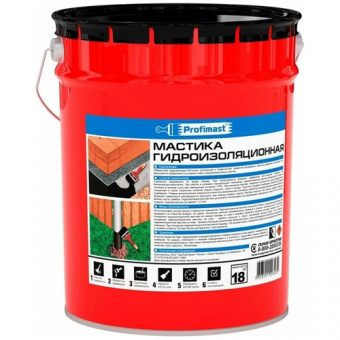 Мастика гидроизоляционная PROFIMAST 18кг/21,5л