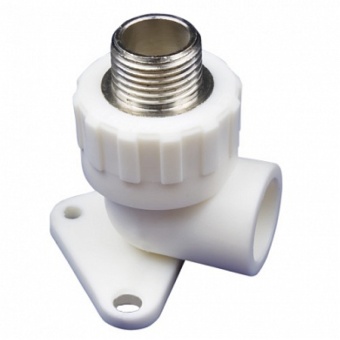Угольник c креплением PPRC НР 25х3/4" MeerPlast