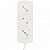 Удлинитель PROconnect STANDARD 3 гнезда, 1.5 м, 2х0.75 мм², б/з, белый