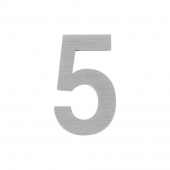 Цифра "5" самокл. SS304 (50х30) SSC сатинированный хром