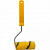 Миди-валик GT Tools Master полиэстер 100/30/12/6 в сборе желтый с черной нитью